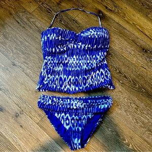 Tommy Bahama blue Tankini Swimsuit bikini bottom size Extra Large XL